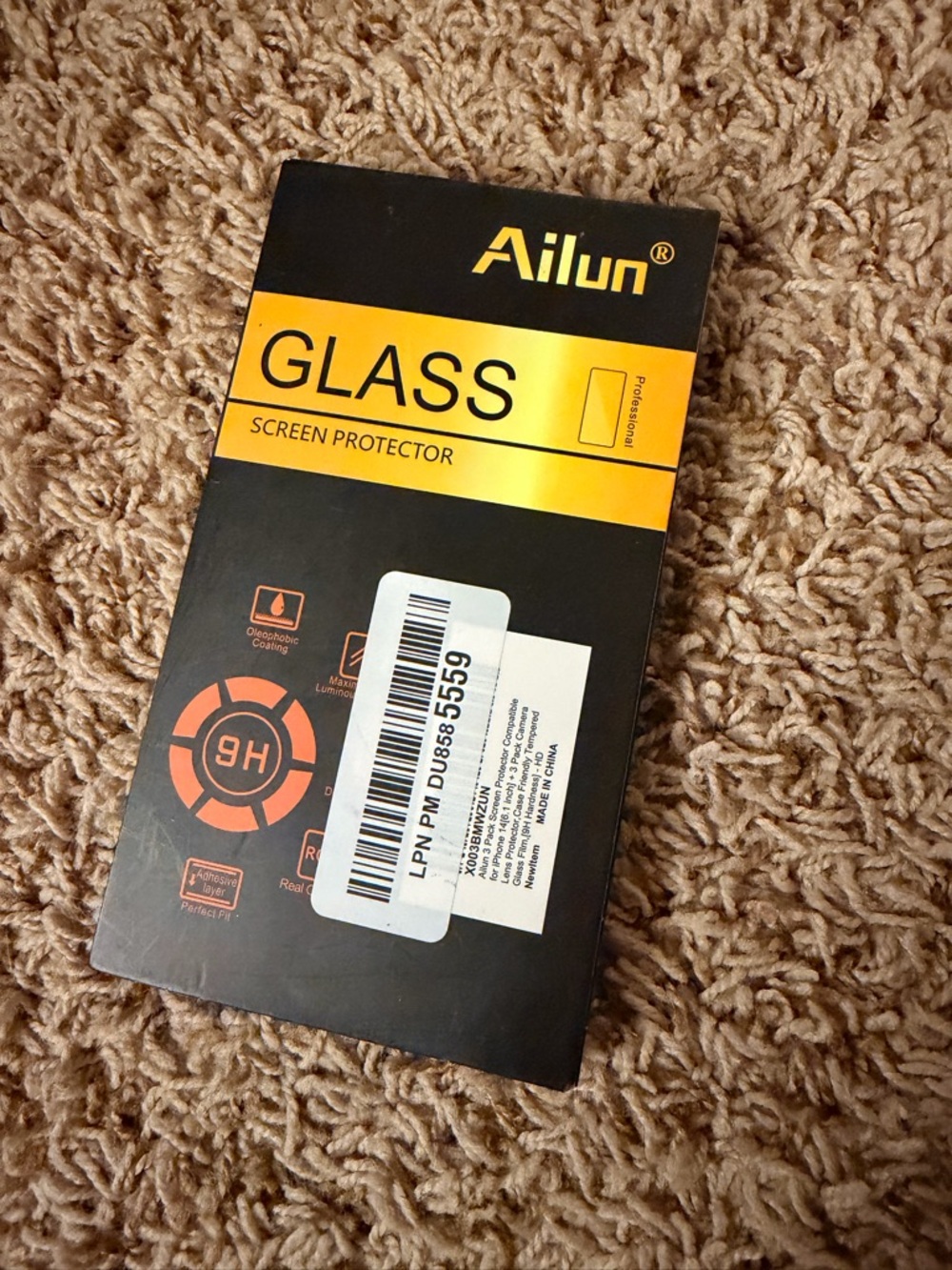 Ailun Tempered Glass Screen Protector for iPhone 14 -6.1in